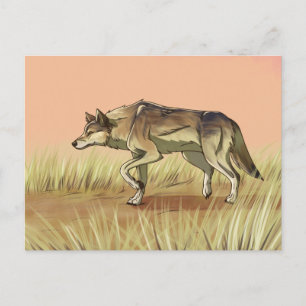 Jagd bei Sonnenaufgang Postkarte