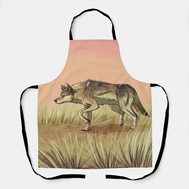 Jagd bei Sonnenaufgang Schürze (Vorderseite)