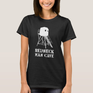 Jagd Blind Man Cave Lustiger Hirschjäger und Jäger T-Shirt