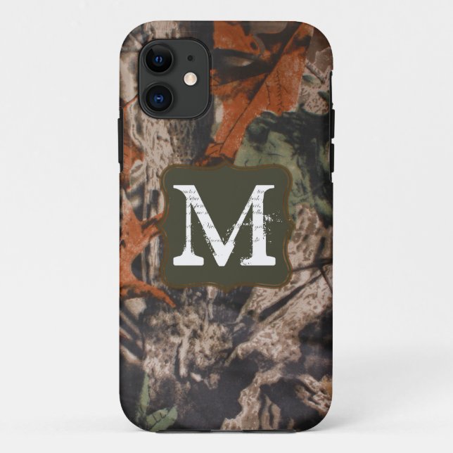 Jagd Camouflage Jäger Camouf Monogram IPHONE 5 Fal Case-Mate iPhone Hülle (Rückseite)