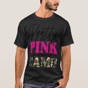 Jagd Camouflage Pink Funny Deer Elch Hunter T-Shirt