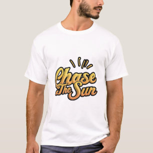 Jagd Die Sonne – Retro Minimal Sommer-Abenteuer-T- T-Shirt