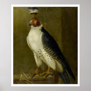 Jagd-Falke - 17. Jahrhundert Poster
