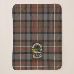 Jagd Ferguson Tartan Sherpa Blanken Thun Sherpadecke