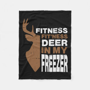 Jagd Fitness Hirsch im Gefrierjäger Männer Jungen Fleecedecke