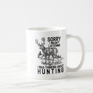 Jagd - Hirsch Lustige Sprüche Jäger Geschenk Tank  Kaffeetasse