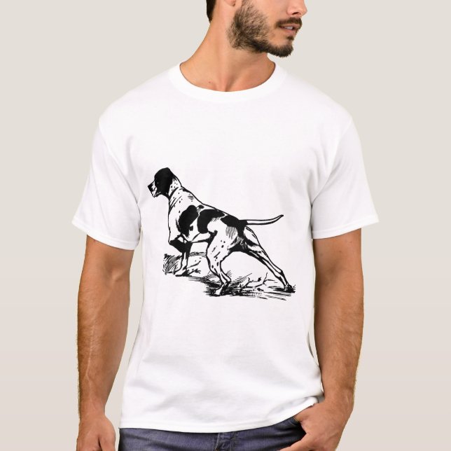 Jagd-Hund T-Shirt (Vorderseite)
