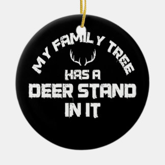 Jagd I Hirschständer Familienbaum I Jagd Keramik Ornament