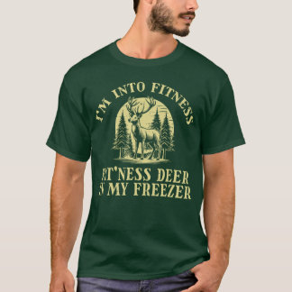 Jagd Im In Fitness Fit Ness Hirsch Gefrierschrank T-Shirt