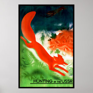 Jagd in der UdSSR Poster