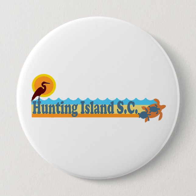 Jagd-Insel Button (Vorderseite)