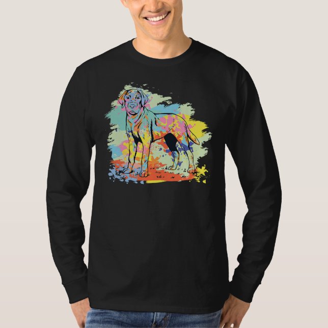 Jagd Labrador Retriever Dog Handler T-Shirt (Vorderseite)