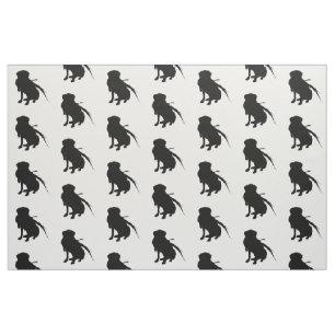 Jagd-Labrador-Retriever-Silhouette-Liebe-Hunde Stoff
