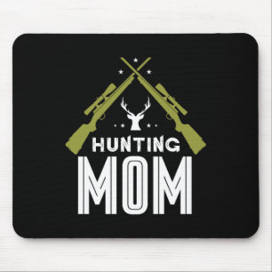 Jagd Mama Jäger Hirschjäger Jagd Mutter Mami Mousepad