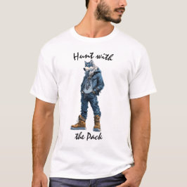 Jagd mit dem Pack Wolf Krieger-T - Shirt