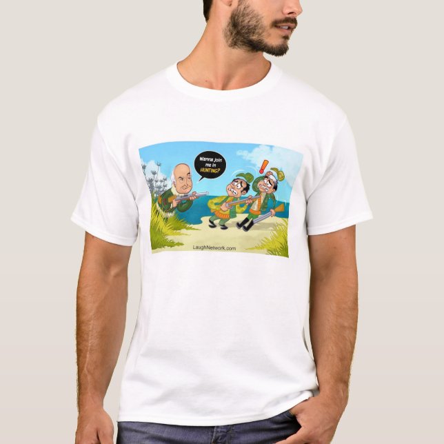 Jagd mit Dick Cheney T-Shirt (Vorderseite)