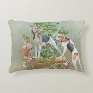 Jagd mit Hunden Dekokissen