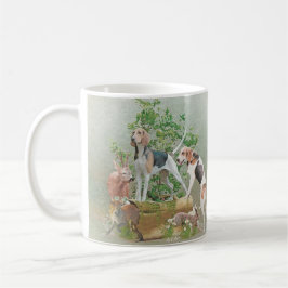 Jagd mit Hunden Kaffeetasse