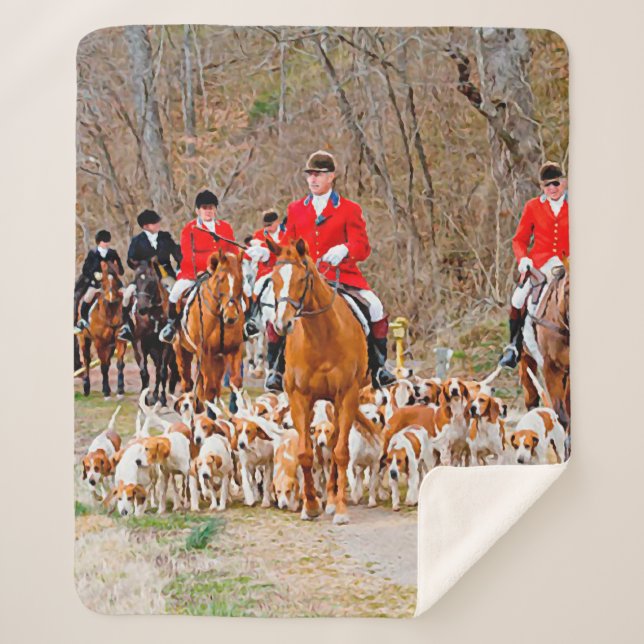 Jagd mit Hunden Sherpadecke (Vorderseite)