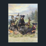 Jagd mit Jagdterern , Kunst Feiertagspostkarte<br><div class="desc">Jagd mit Jagdterern , Kunst</div>