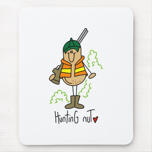 Jagd-Nuss Mousepad (Vorne)