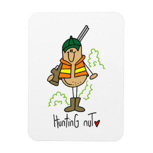 Jagd-Nuss-T-Shirts und Geschenke Magnet