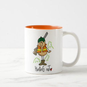 Jagd-Nuss-T-Shirts und Geschenke Zweifarbige Tasse