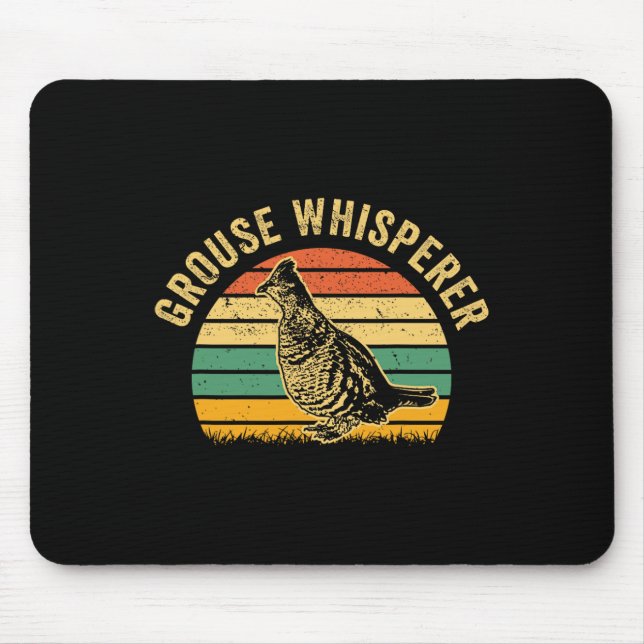 Jagd Ruffed Grouse Bird - Funny Whisperre Mousepad (Vorne)