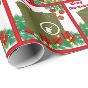 Jagd Shooting Sports Ammo Box Muscheln Weihnachten Geschenkpapier