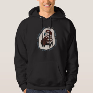 Jagd Vögel und Raubfische Haucon Faucon Falke Hawk Hoodie