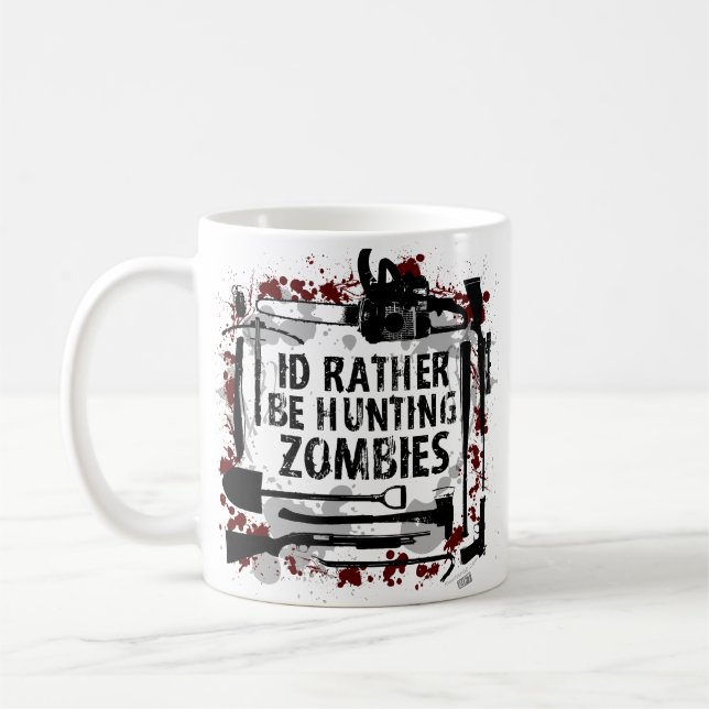Jagd-Zombies Kaffeetasse (Links)