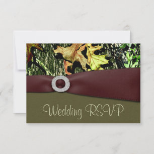 Jagdcamo-RSVP-Hochzeitskarten RSVP Karte