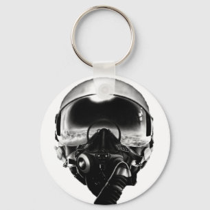 Jagdflieger-Sturzhelm Schlüsselanhänger