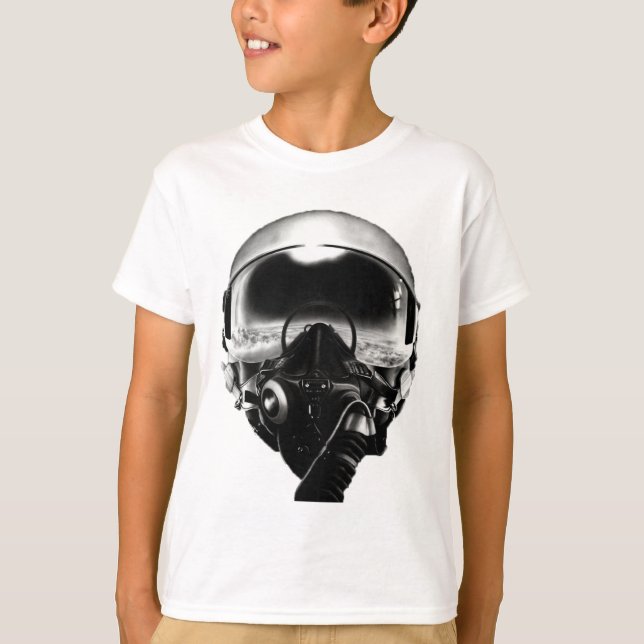 Jagdflieger-Sturzhelm T-Shirt (Vorderseite)