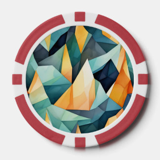 Jagdformen Abstrakt Pokerchips