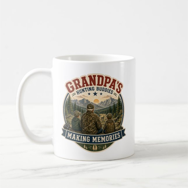 Jagdgeschenk für Opa Opa Kaffeetasse (Links)