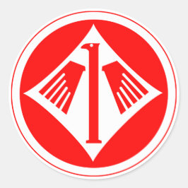 Jagdgeschwader 1 (JG 1) Oesau Insignia Runder Aufkleber