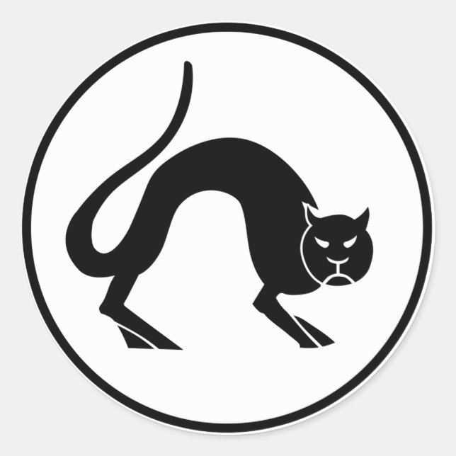 Jagdgeschwader 51 Molders 8. Staffel Runder Aufkleber (Vorderseite)