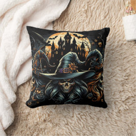 JagdHexen sammeln sich unter Vollmond Kissen