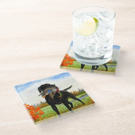 Jagdhund Glasuntersetzer