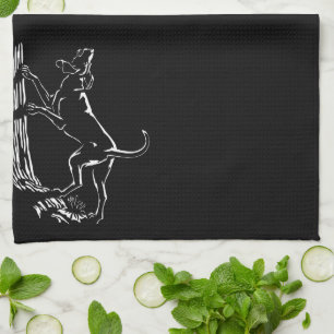 Jagdhund-Handtuch Hunting Dog Art Teetuch Küchentuch