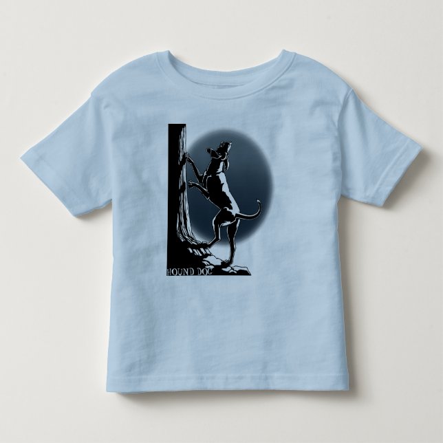 Jagdhund-Hundeshirt-Kleinkind-kundenspezifischer Kleinkind T-shirt (Vorderseite)