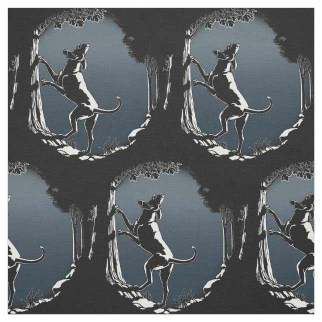 Jagdhund-Kunst-Gewebe-Gewebe-Jagd-Hundemuster Stoff (Muster)