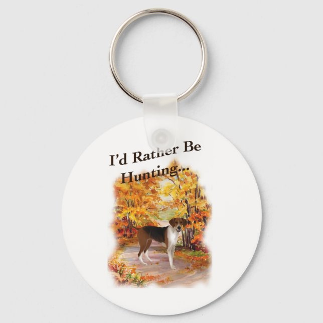 Jagdhund Schlüsselanhänger (Vorderseite)