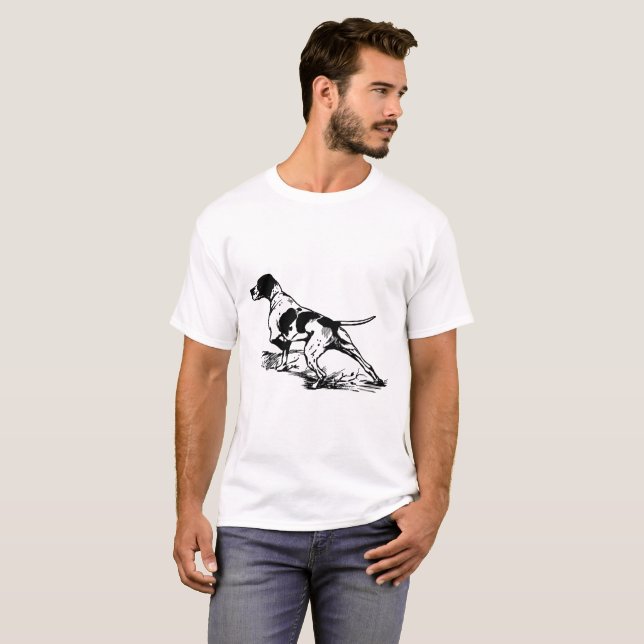 Jagdhund T-Shirt (Vorne ganz)