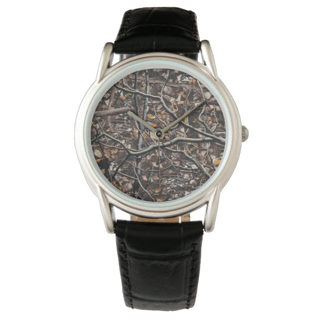 Jagdkamouflage Muster 6 Armbanduhr (Vorderseite)
