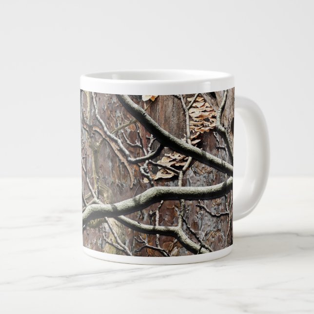 Jagdkampfmuster 8 Jumbo-Tasse (Vorderseite Rechts)