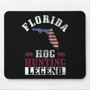 Jagdlegende Florida für die Jagd auf Rinder Mousepad