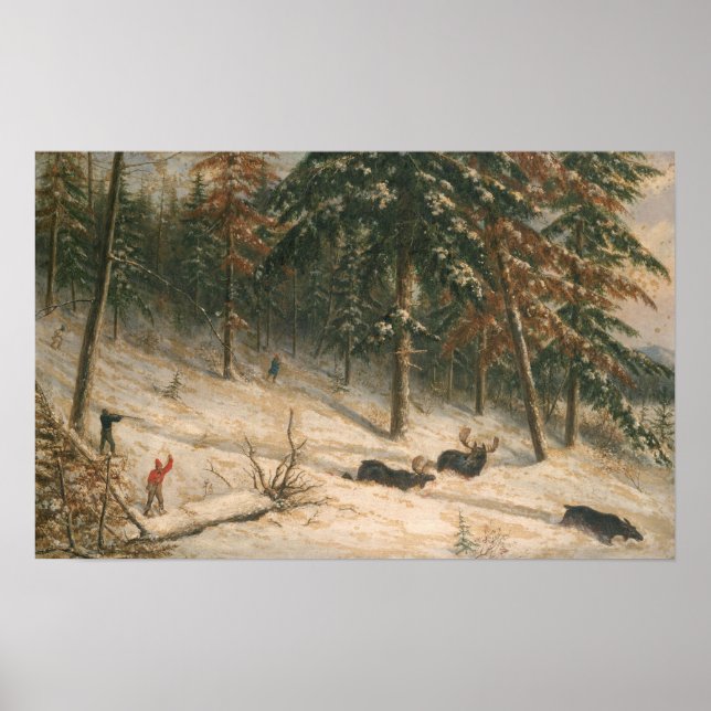 Jagdmoose Poster (Vorne)