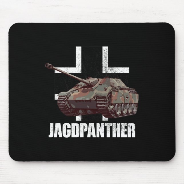 Jagdpanther Panther German Tank Destroyer Mousepad (Vorne)